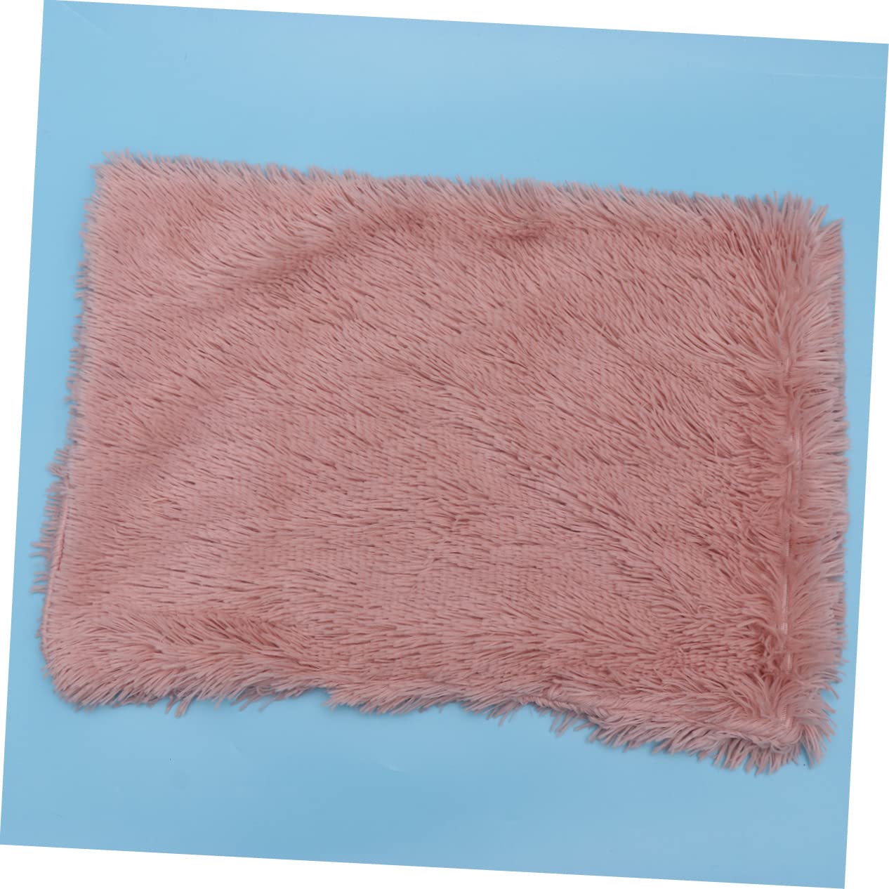 TOYANDONA 1Pc Warm Plush Pets Blanket Comfortable Dog Cat Sleep Mat Pink for Autumn Winter Soft Fleece for for Pets