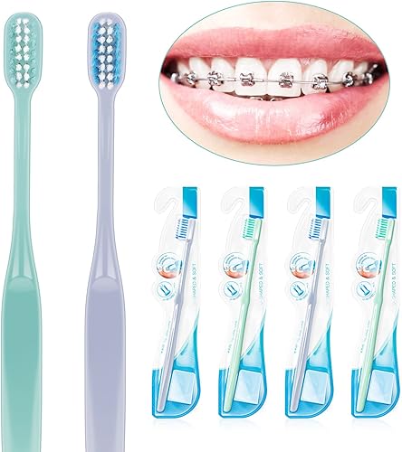 Miniatura 8 de Y-Kelin Cepillo de dientes de ortodoncia 2IN1 con cepillo interdental