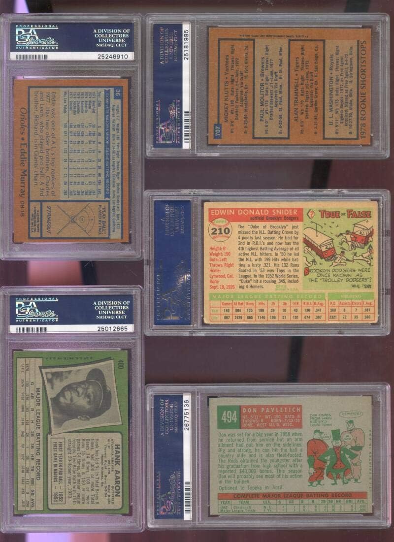 1955 Topps #210 Duke Snider Brooklyn Dodgers MLB PSA 3 Graded Baseball Card