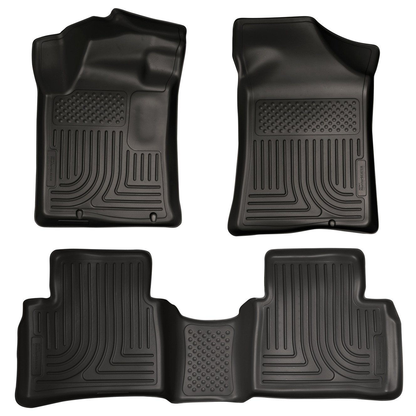 Husky Liners Weatherbeater Floor Mats | Fits 2013-2018 Nissan Altima (for 2013 Fits Models with Build Date of 11/01/12 or Higher ONLY)| Front & 2nd