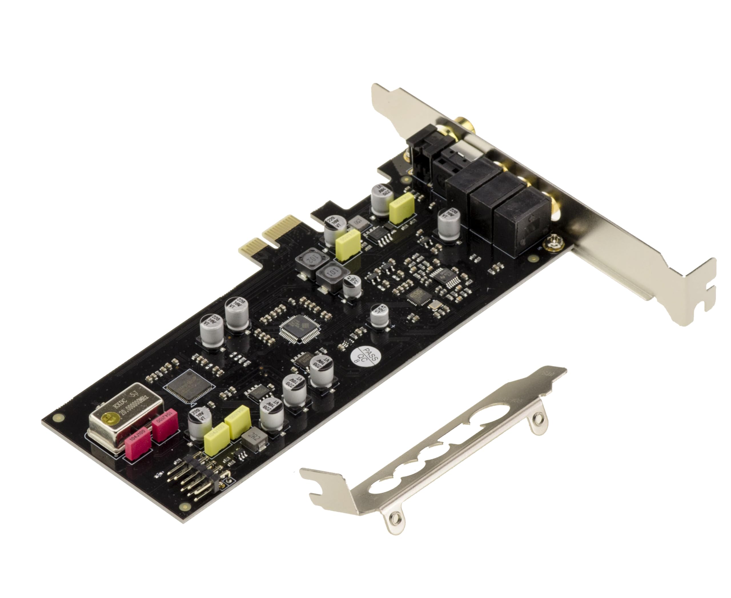 KALEA-INFORMATIQUE Scheda audio digitale HiFi PCIe x1 SSS1700 con convertitore DAC e ADC, DNR 127dB e distorsione inferiore a -120dB