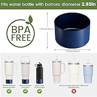 Vista 4 de 1 parte inferior de silicona para botas Hydro Flask para Stanley Cup Boot Quencher Adventure de 40 onzas, cubierta inferior Hydro Flask de 12-24
