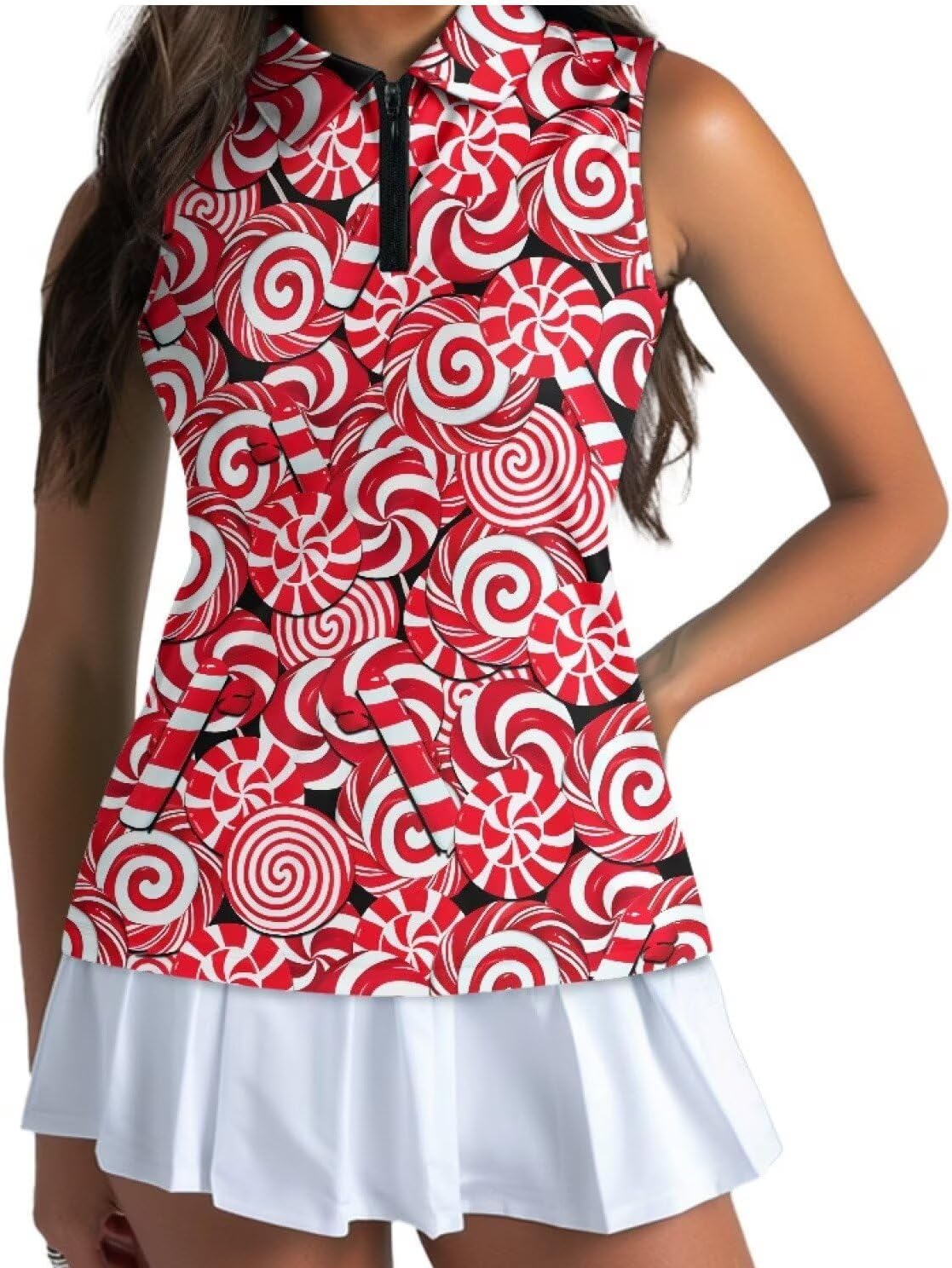 Sleeveless Golf Shirts for Women Lightweight Golf Tennis Shirt Athletic Workout Tank Tops Size XS-2XL