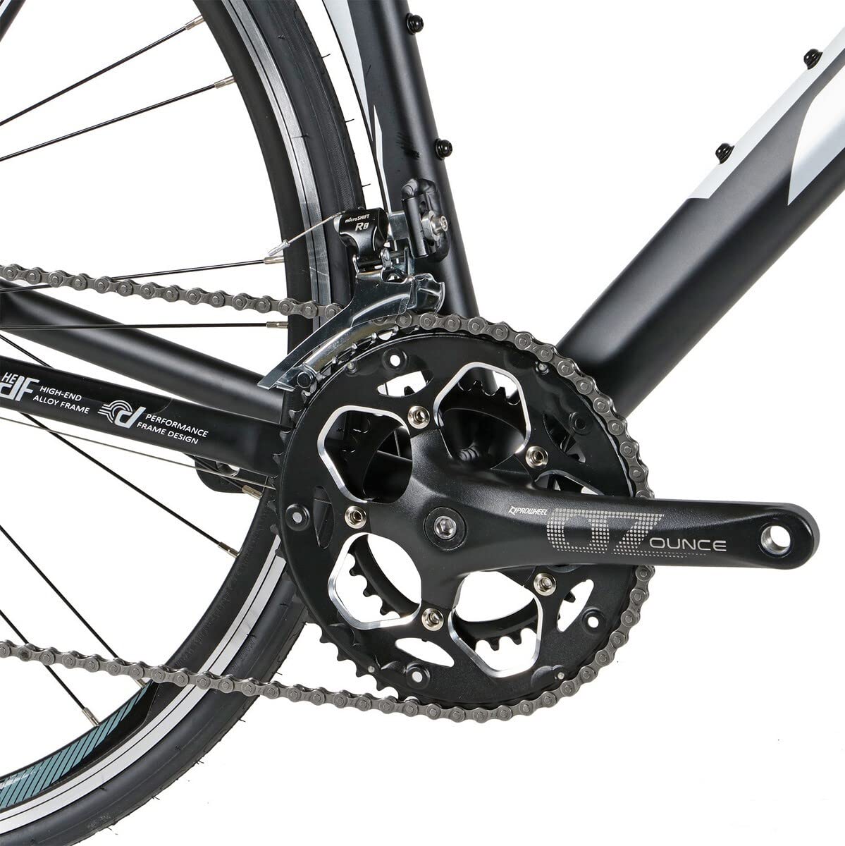 28 Zoll Rennrad Wizard Spark 2.5 Claris 16 Gang Race Bike Fahrrad Rh 56cm schwarz