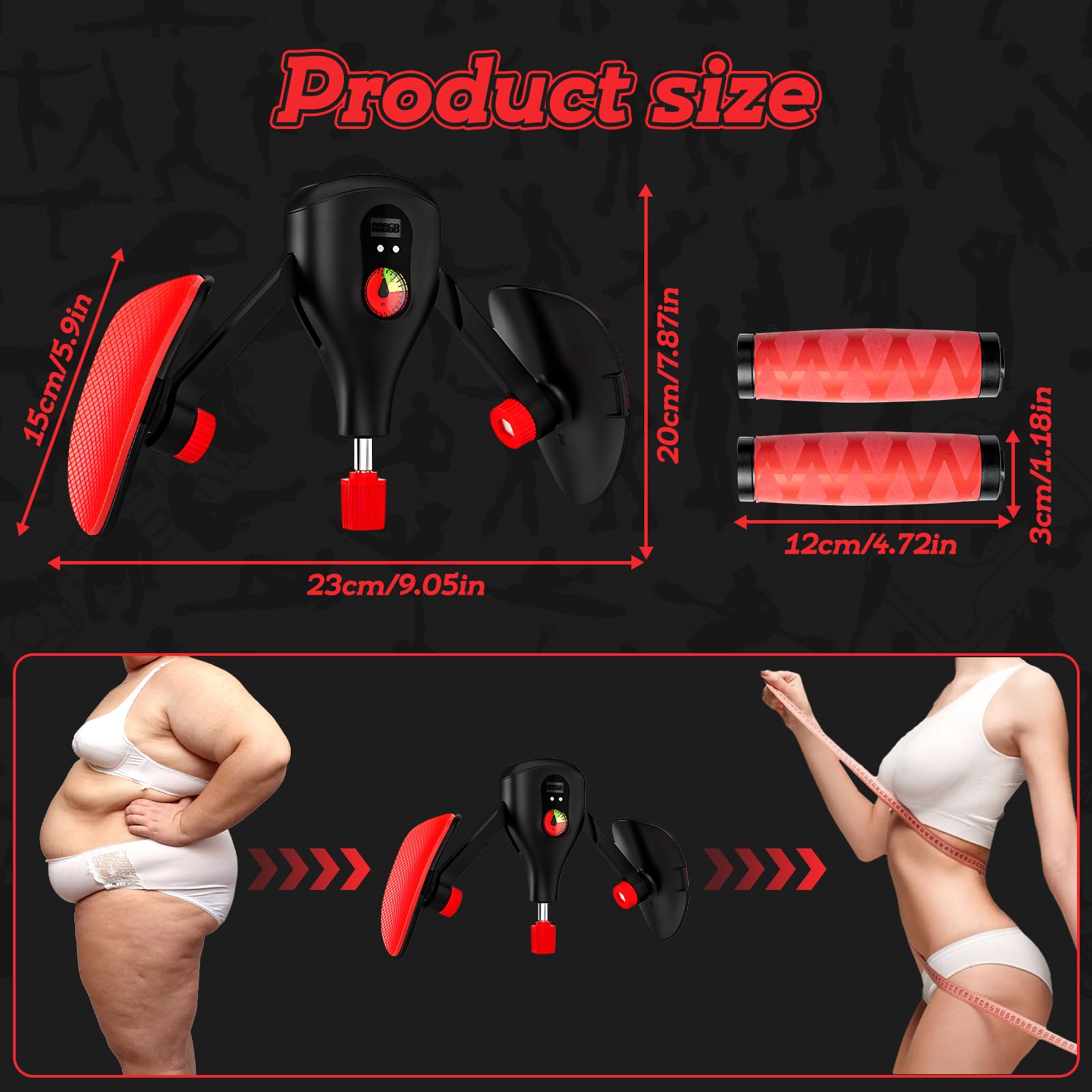 Hip Trainer, Allenatore per Muscoli del Pavimento Pelvico, Attrezzo Interno Coscia, Attrezzo Per Glutei Multifunzionale, Palestra Casa Glutei e Gambe