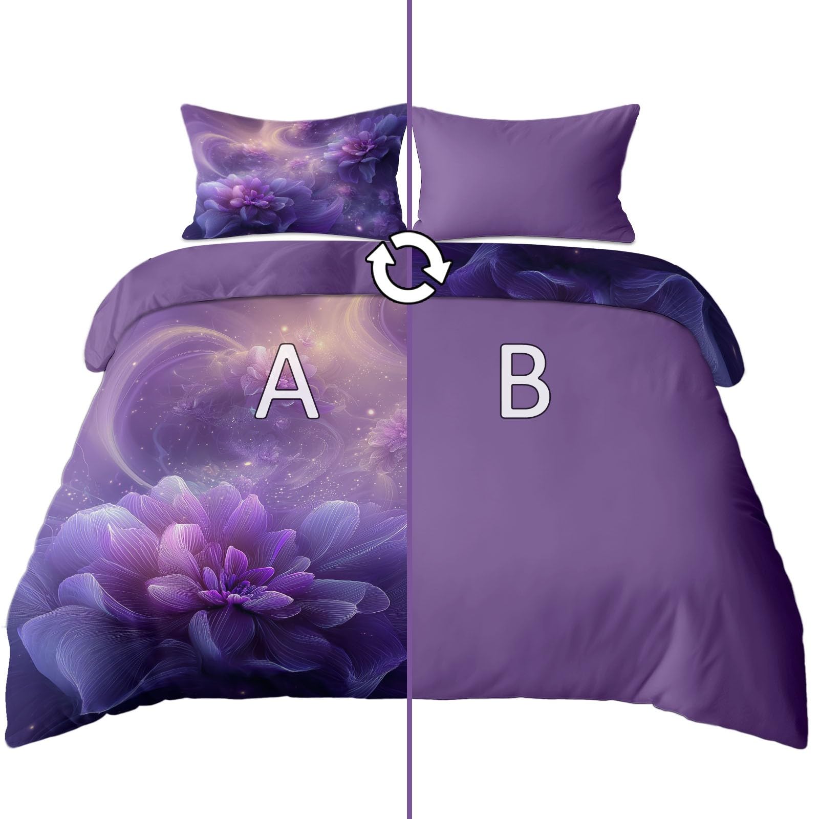 Housse de couette hypoallergénique 90x190 pour un sommeil sain sans allergènes
