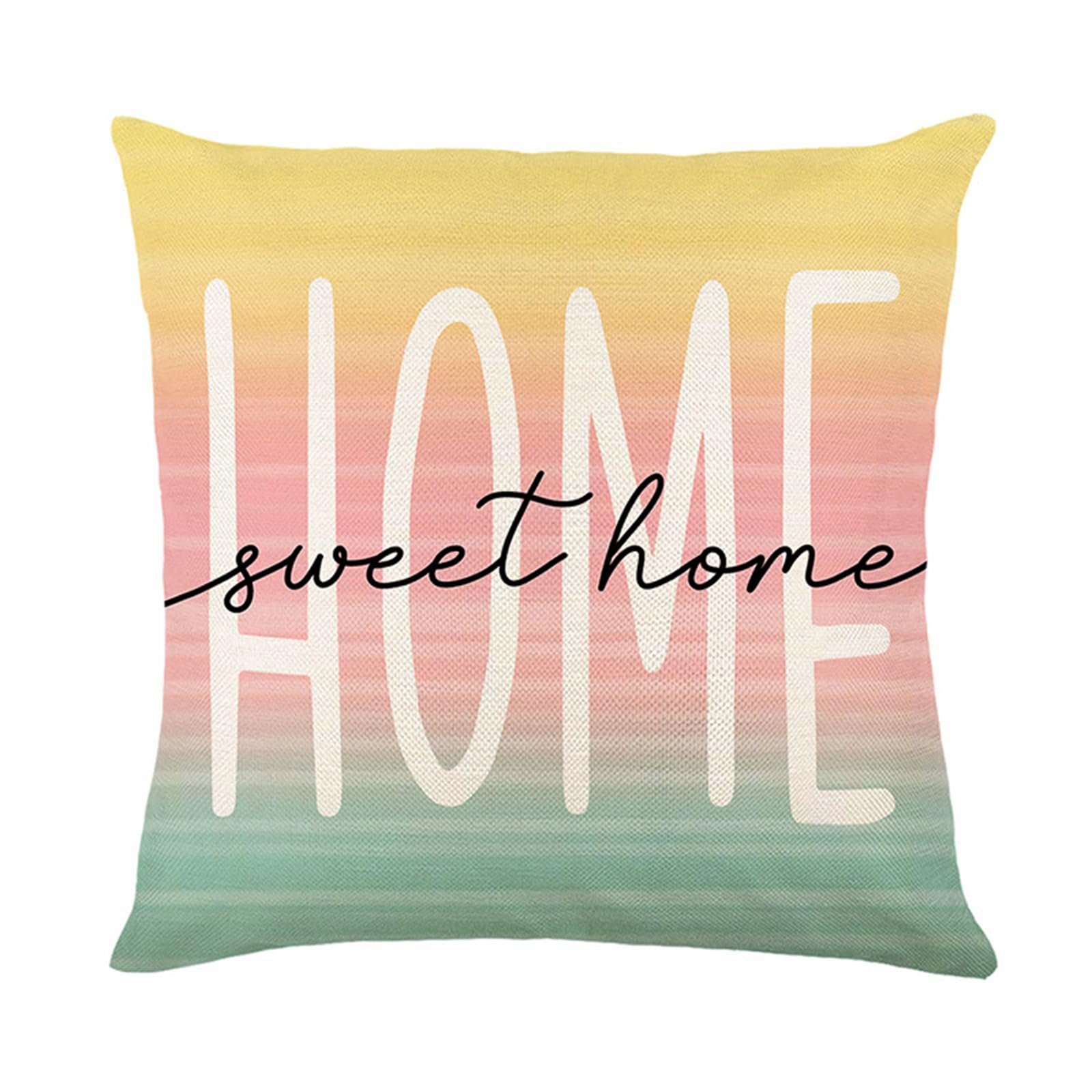 Jazuaiao Summers Cushions Covers 45x45cm Pillowcase Throw Pillow Covers for Home Bedroom Sofa Couch Decoration Pillow Case