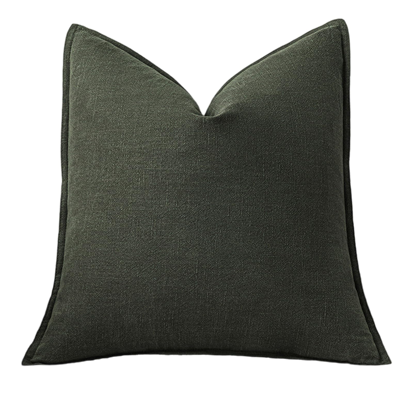 Carotoe Dailu Durability Linen Pillow Covers Pillowcase Lightweight Hypoallergenics Fabric Simple Elegant Design Pillow Slipcover Linen Covers