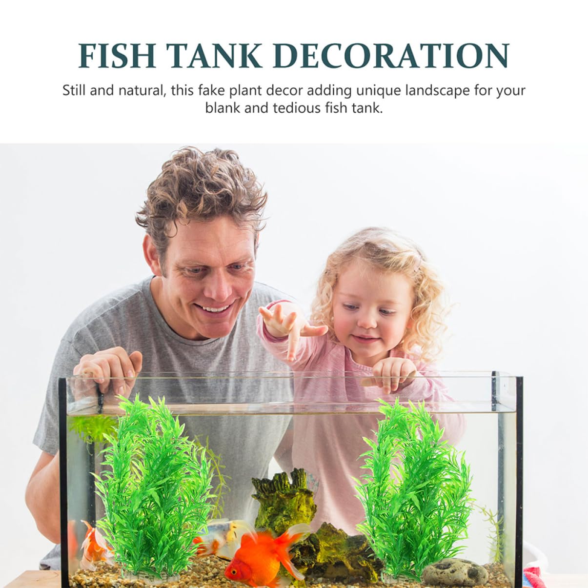 BESPORTBLE 6stücke Künstliche Wasserpflanzen Für Aquarien Langlebige Fischbehälter-Dekoration Für Kleine Fischbecken Und Terrarien Natürliche Umgebung Zu
