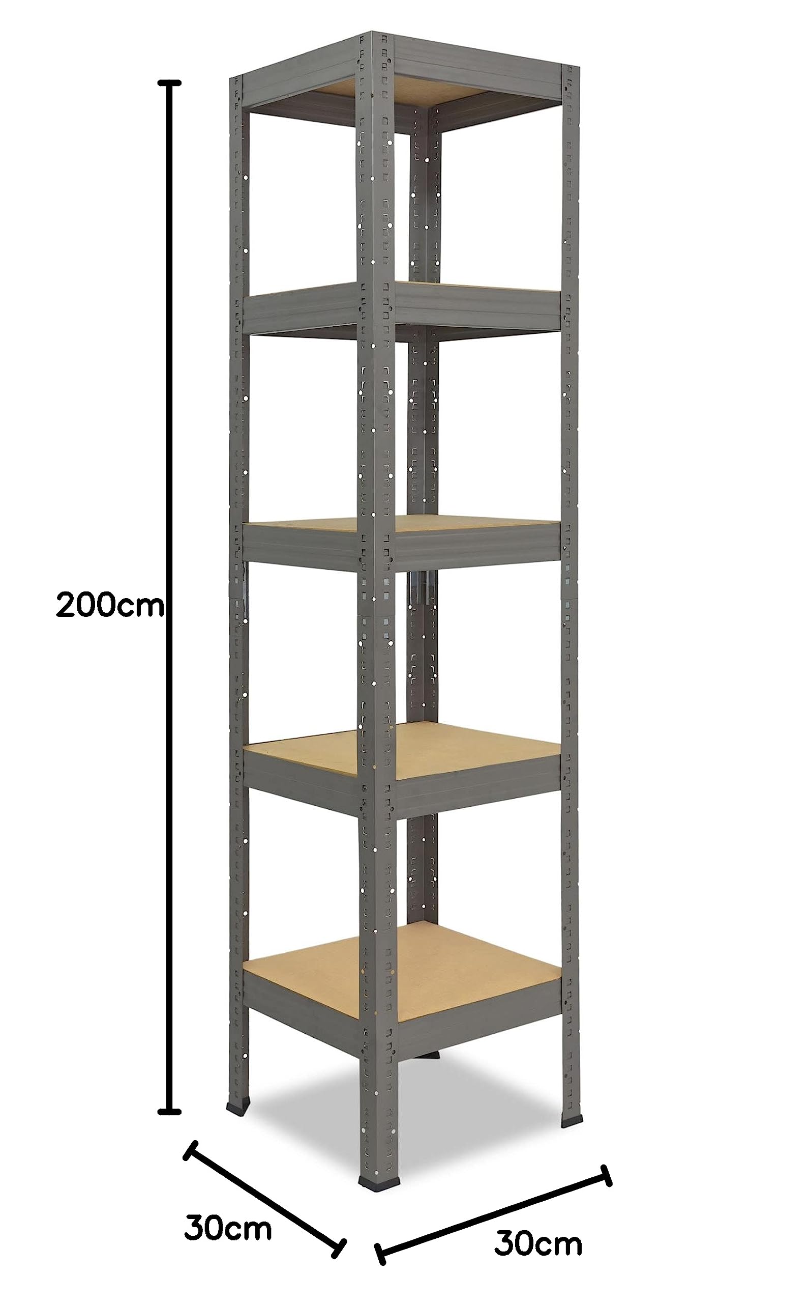 Scaffale Metallico Shelfplaza® 90x120x30cm - 3 Ripiani Per Garage E Cantina, Portata 175kg - Foto 11