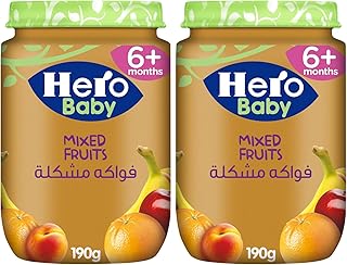 برطمان فواكه مشكلة 190 جرام (عبوة من قطعتين)