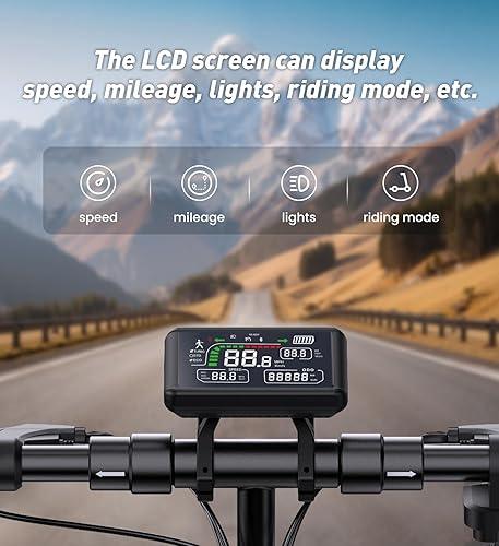 Miniatura 4 de Electric Scooter for Adults, 1000W Power, 28 MPH Top Speed, 28 Miles Long Range, Dual Suspension & Disc Brakes, 10” All Terrain Tires, Foldable