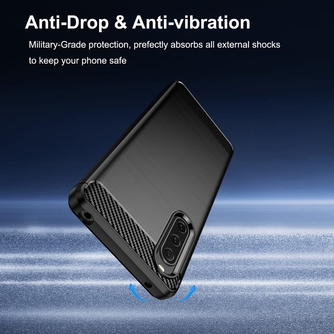 Per Sony Xperia 10 V 5G Custodia 6.5 '' Antiurto Morbido - Foto 9