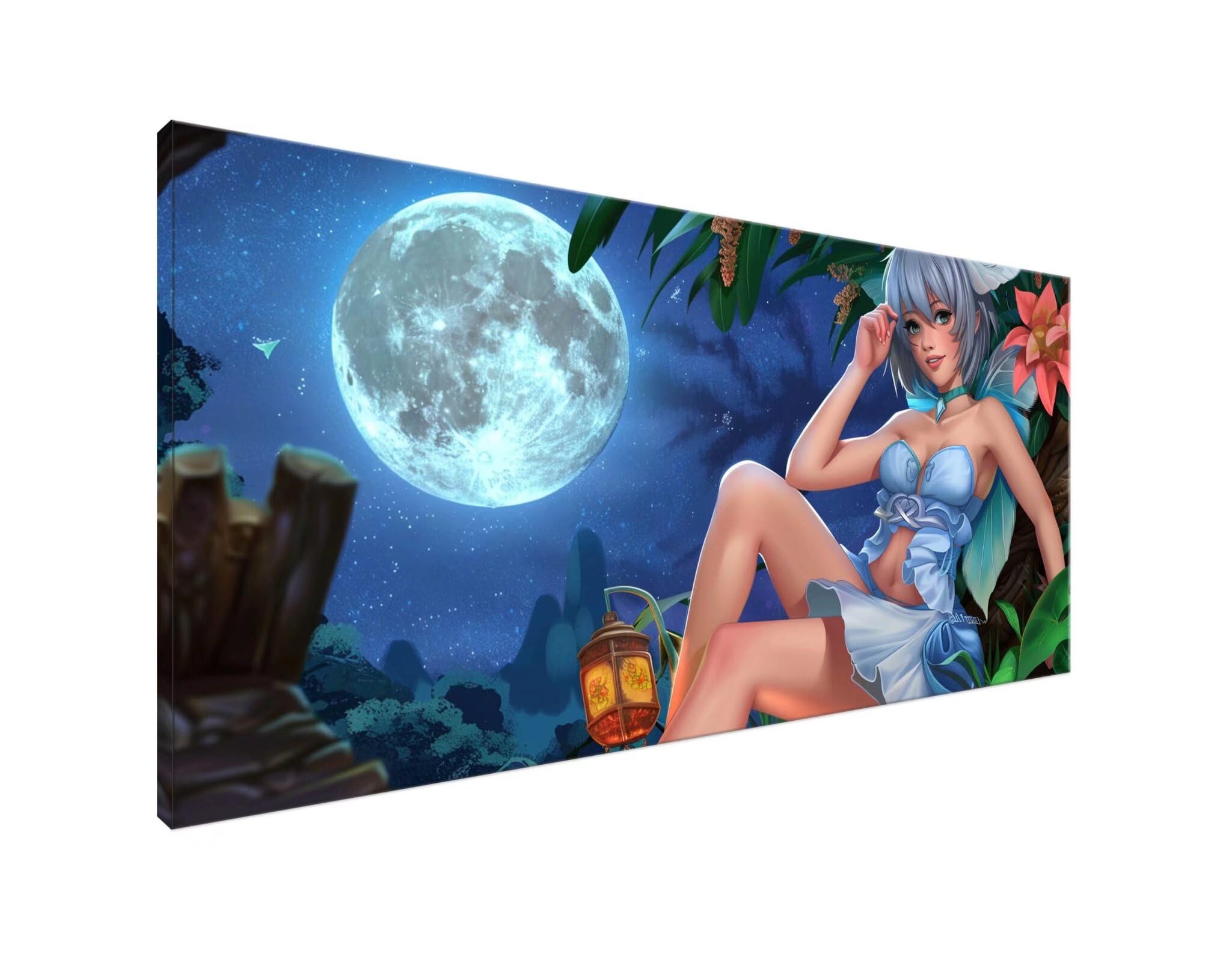 Diamond Painting Femme, DIY Peinture Diamant Lune Diamond Painting adulte, 5D Diamond Painting Accessoires 70x140cm Bricolage Loisirs Créatifs Adulte, Tableau Decoration Murale, Cadeau Femme Y2-470