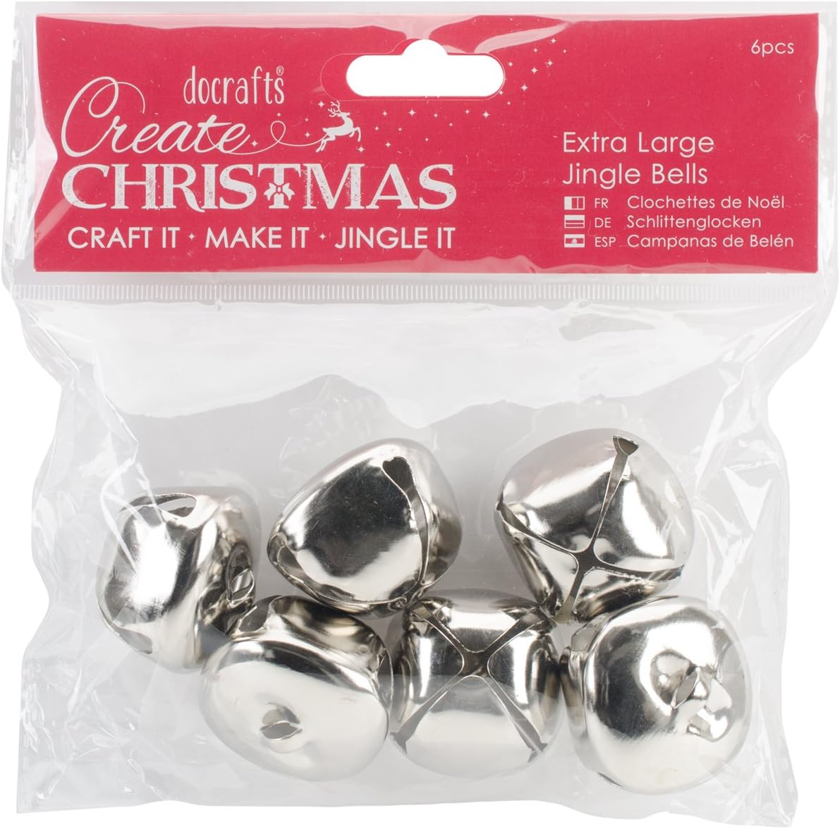 docrafts Extra Large Jingle Bells (Pack of 6) Amazon.co.uk Home
