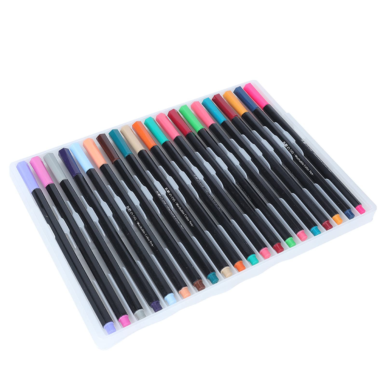 Aquarell-Pinselstifte für Künstler, 48 Farben, verschiedene Farbtöne, sechseckiger Schaft, nasse Pinselspitze, großer Wasserausstoß, Schubladen-Aufbewahrungsbox, tragbar, (100 Farben)