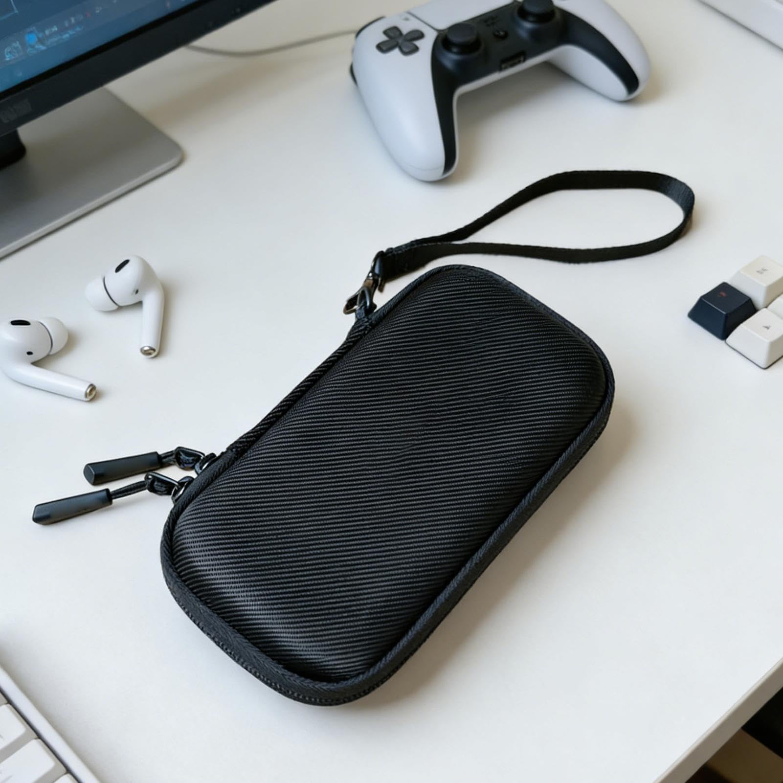 Funda de transporte para consola de juegos, bolsa portátil para jugadores y coleccionistas, ideal para viajes, universidad, dormitorios, uso doméstico y viajes por carretera, transportador de equipos