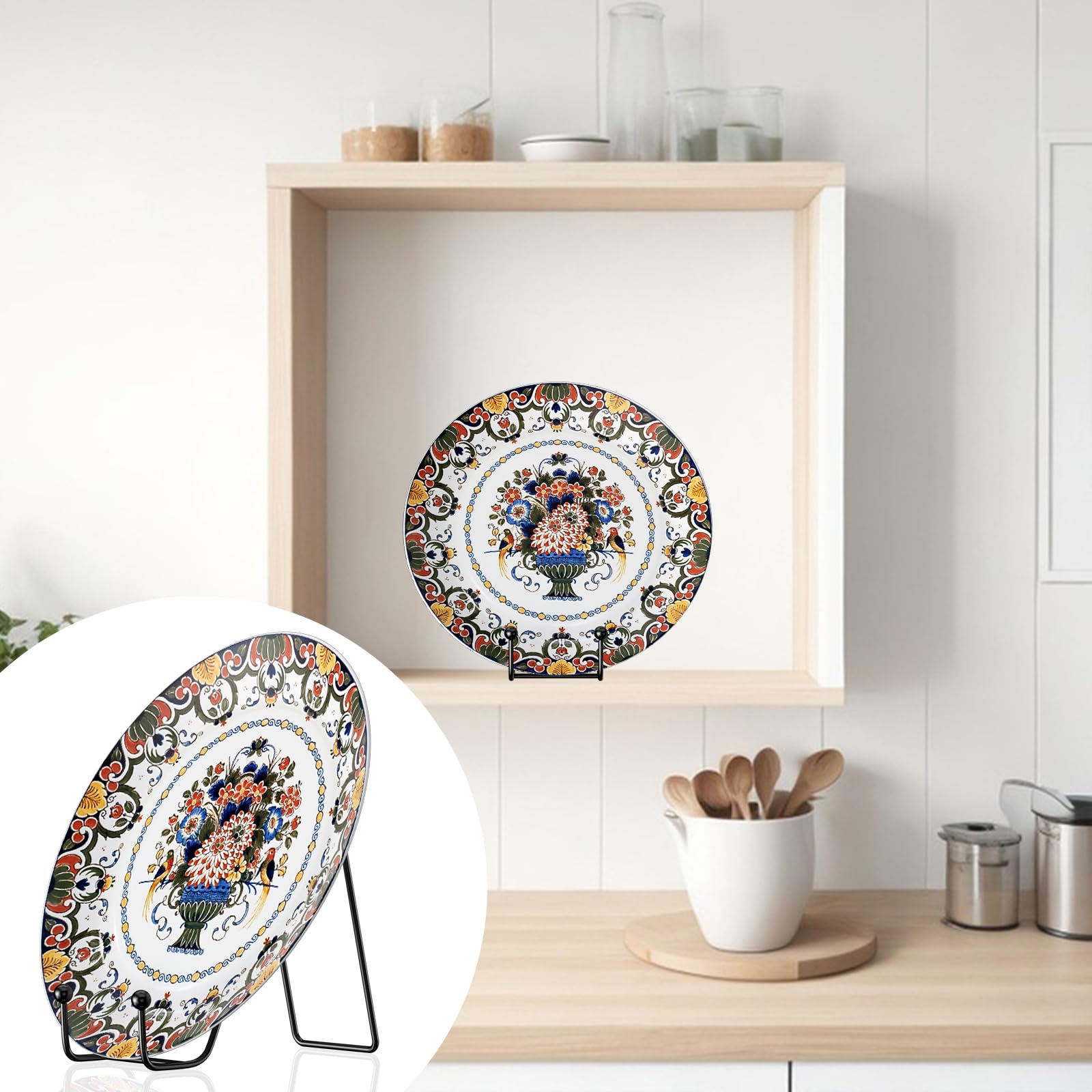 Métal Chevalets Porte Assiette Présentoirs Décoratifs En Pour