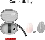 RLSOCO Case for Logitech Lift Vertical/MX Vertical Ergonomic Wireless Mouse, Portable Hard Case for Logitech Ergonomic Mouse (Cover Only) (Grey Case)