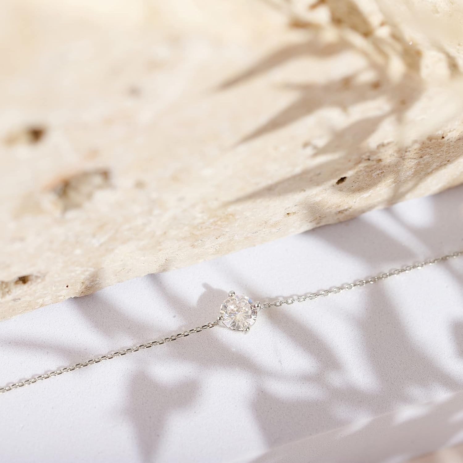 PAVOI 14K Gold Plated Cubic Zirconia Solitaire Diamond Bracelet | Bridesmaid Bracelets | Curb Cable Bracelets for Women - Image 3