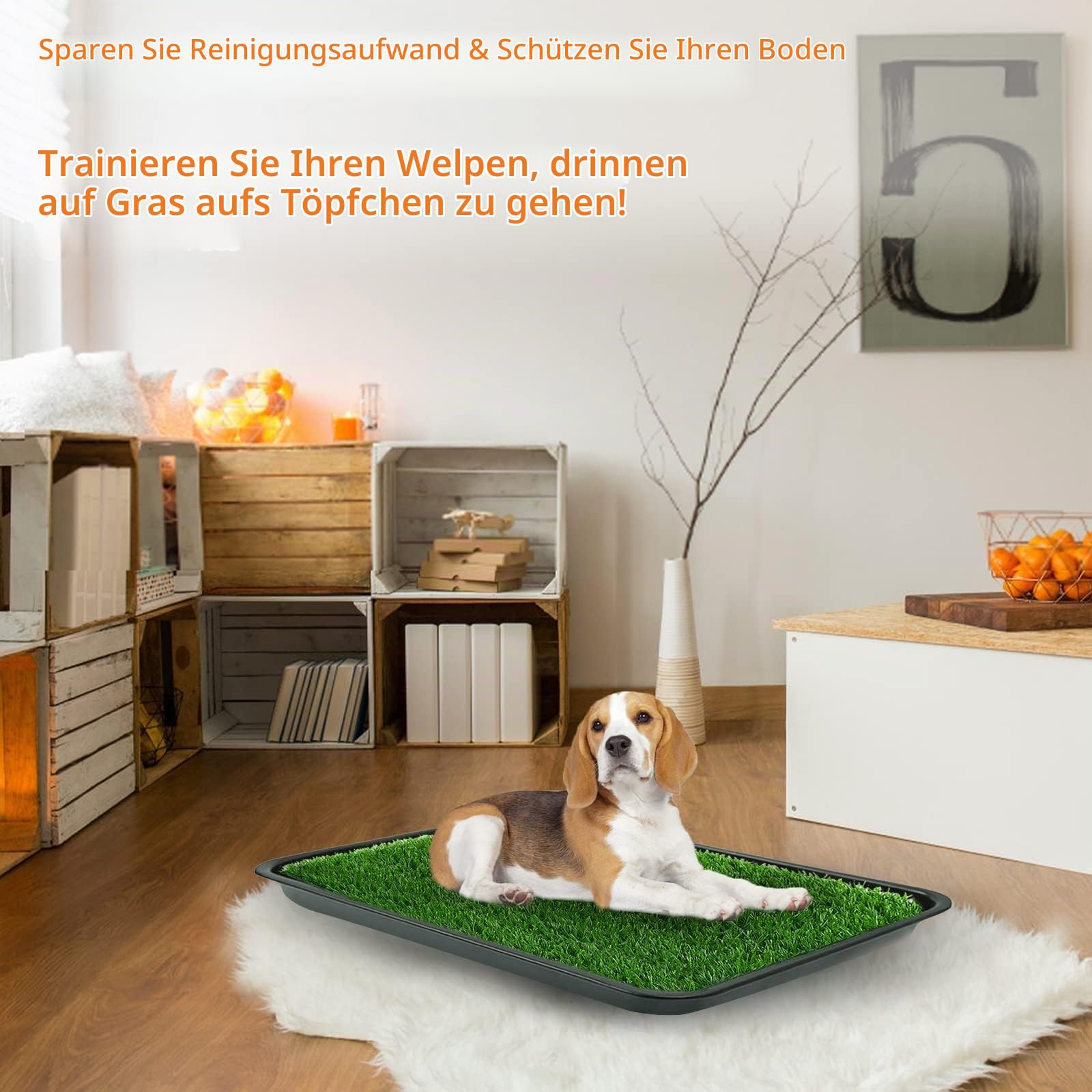 50 * 60CM Kunstrasen Hundetoilette Hundetoilette für Kleine Hunde Welpenklo Haustiertoilette Trainingsunterlage Wiederverwendbare Haustiertoilette für Haustiere für Kleine Tier WC