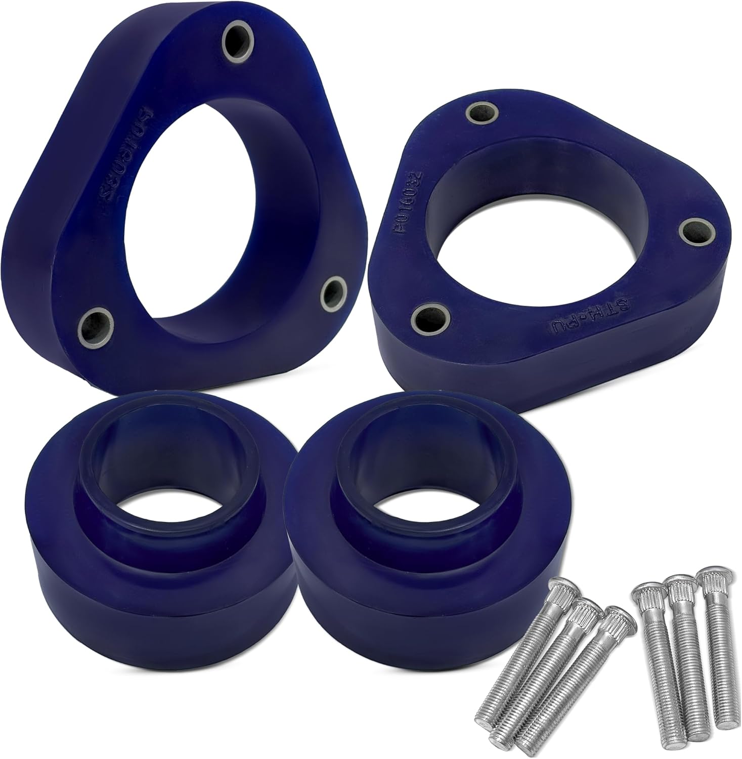 Complete Levelling Lift Kit 40mm /1.6" Front Strut & Rear Coil Springs Spacers in High-Grade Polyurethane PU, Fits PRIUS 2009-2015 (3rd Generation XW30) & PRIUS V 2012-2017 (HYBRID)