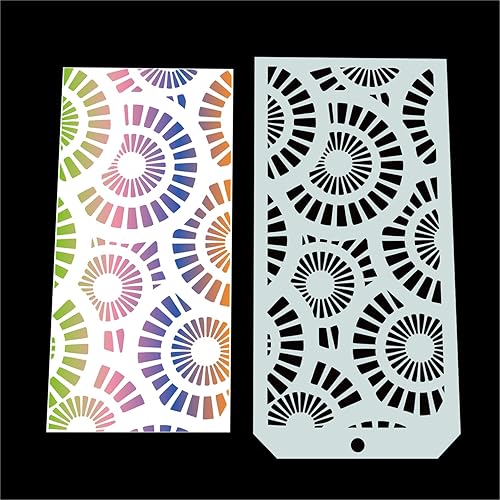 Miniatura 3 de 6 plantillas decorativas de hojas para álbumes de recortes, pintura en pared, muebles, manualidades, adecuada para decoración del hogar y proyectos