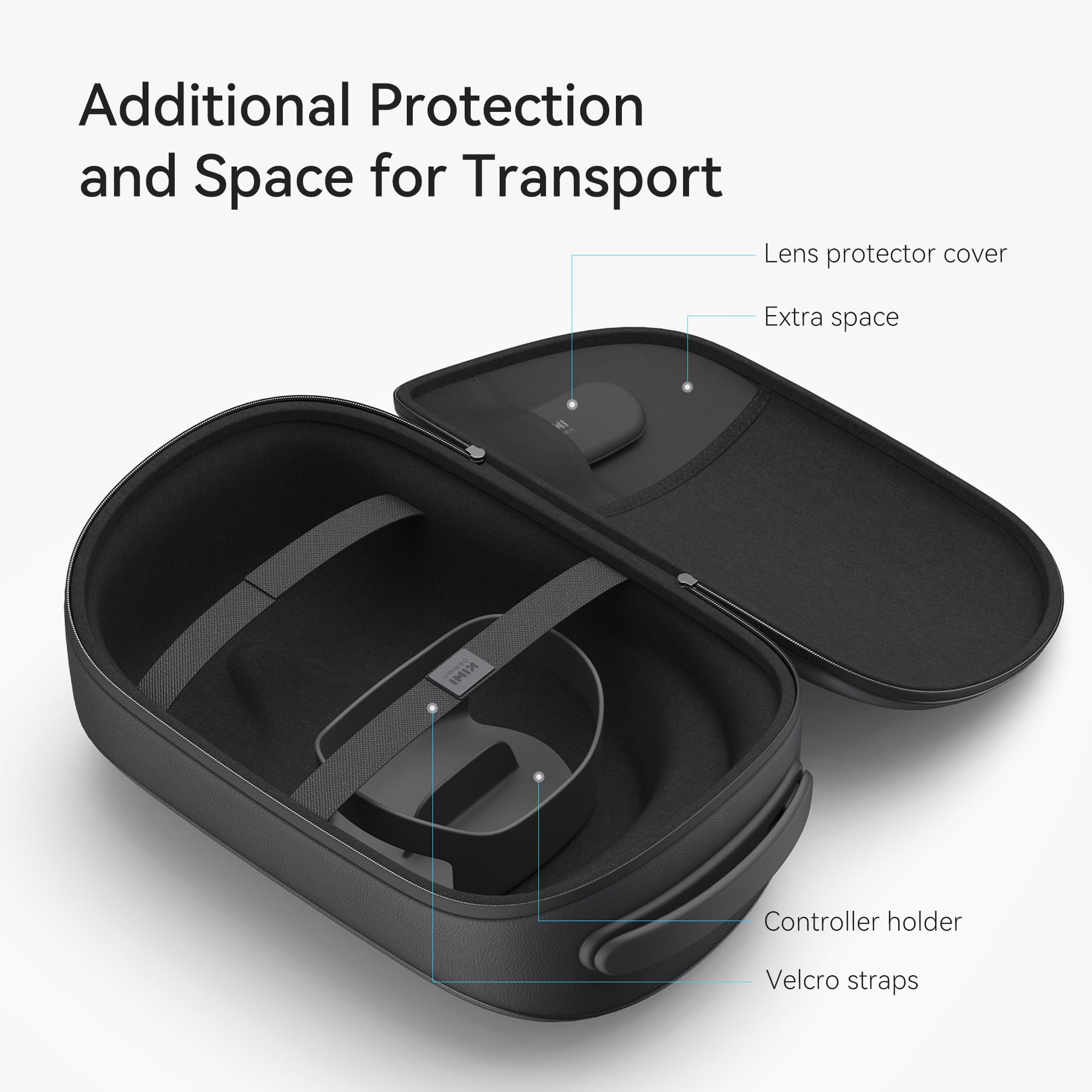Custodia KIWI design Compatibile con Quest 2, Guscio Rigido in PC per Viaggi