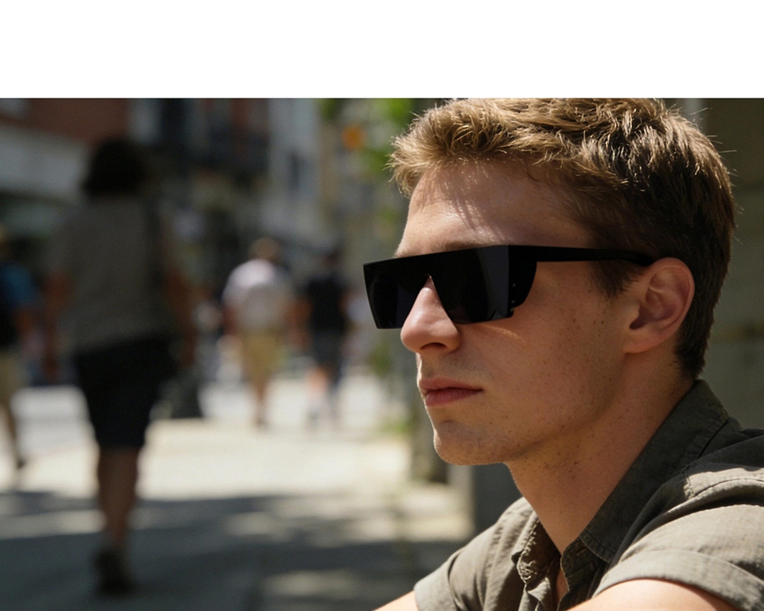 Z87 - Gafas de sol de seguridad con parte superior plana, clásicas, cuadradas, protección UV 400 para hombre