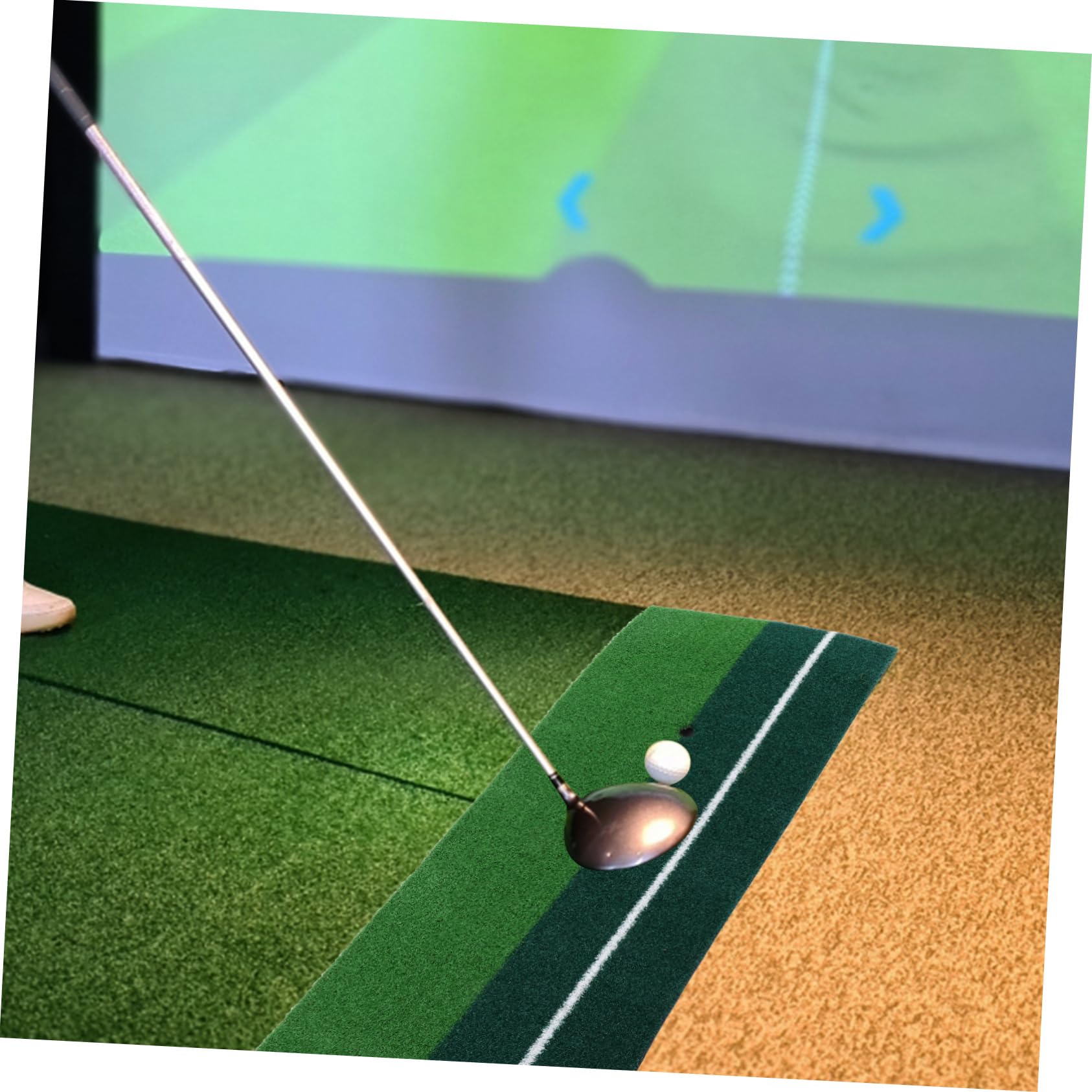 Golf Übungsmatte aus Rasen, Tragbar, Grün für Training