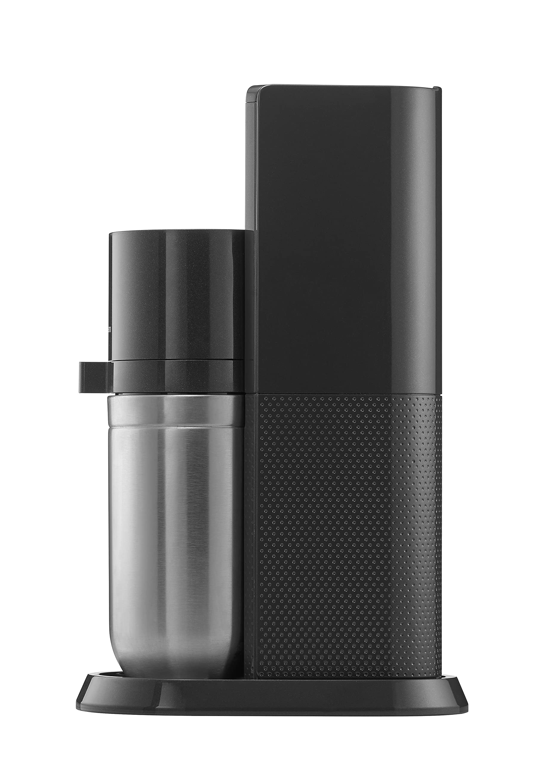SodaStream DUO Machine à Eau Pétillante pour Carafe en Verre | Pack 2 Carafes en Verre 1L + 1 Bouteille 1L Compatibles Lave-Vaisselle + 1 Recharge de Gaz 60L à Clipser | Noire [Amazon Exclusive]