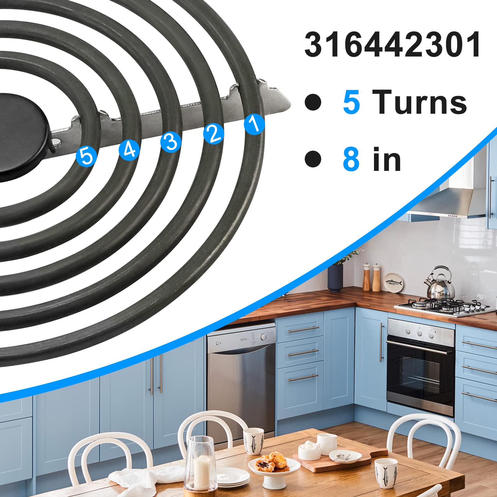 Amazon.com: 316442301 Electric Range Burner Element Replacement 