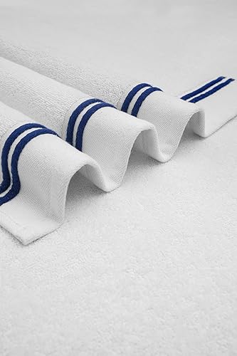 Miniatura 2 de Chic Home Lujosas toallas de baño de 2 piezas de 100% algodón turco puro, 34 x 68 pulgadas, ultra suaves, altamente absorbentes, hipoalergénicas, de