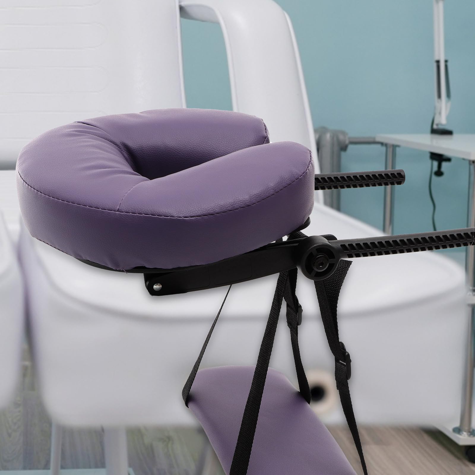 Cuscino Massaggiante Ergonomico a Forma di U Materiale Pu Traspirante e Confortevole per Lettino da Massaggio Estetico per Spa e Centri Benessere
