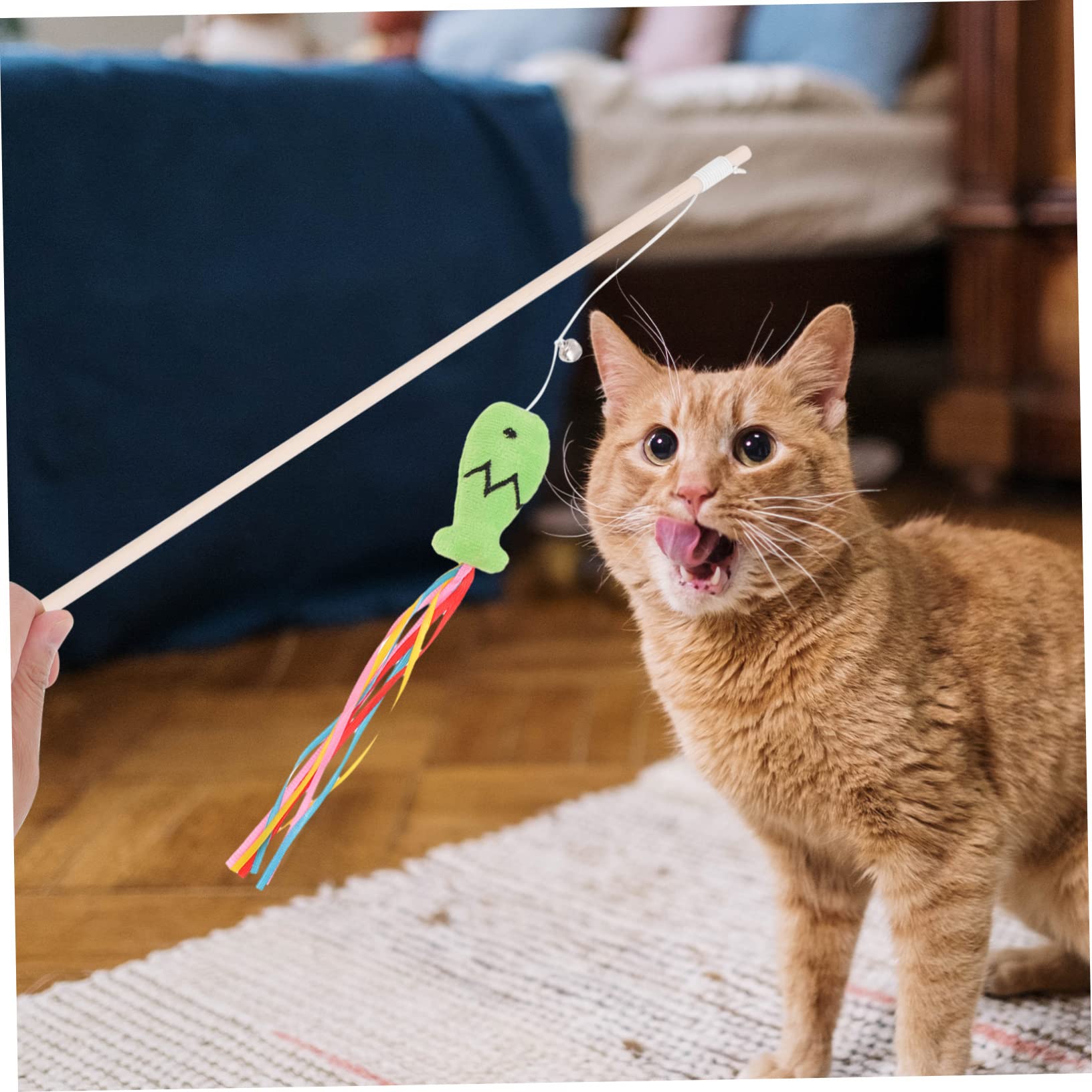 FRCOLOR 15 Piezas de Juguete de Entrenamiento Seguro para Gatos con Hierba gatera, Juguete Interactivo para Mascotas, Juguete Interactivo para Mascotas, Gatitos