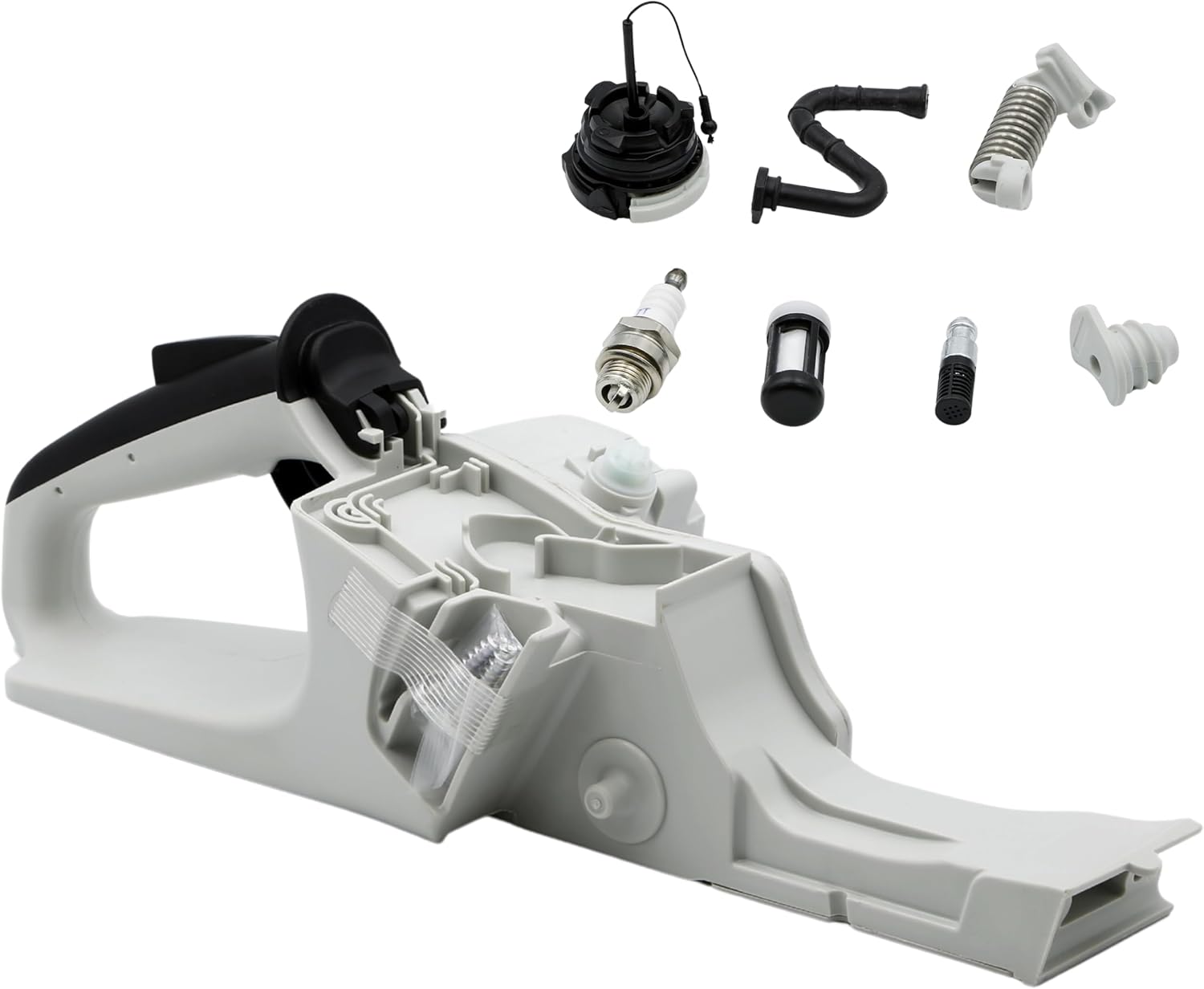 ASTROSYNC Fuel Gas Tank Rear Handle Assembly Fit For Stihl Farm Boss MS261 MS271 MS271C MS291 MS291C Chainsaws, Rear Handle Fuel Tank Replace 1141 791 1030