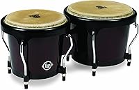 Vista 1 de Lp Lpa601 Aspire Bongos de roble con herrajes negros de madera oscura