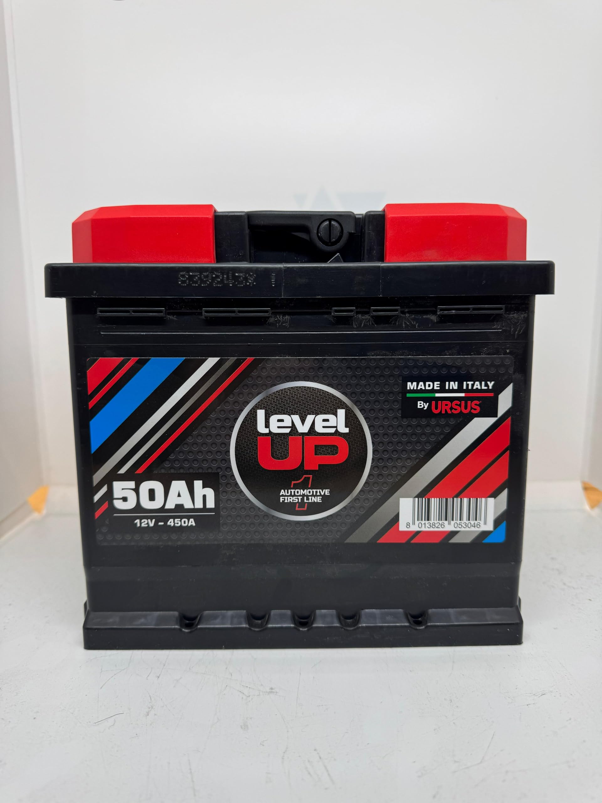 Level UP Batteria Auto 50Ah, 12V - 450A, Piombo-Acido, Made in Italy, 207 x 175 x 190 mm, per Auto e Veicoli Commerciali