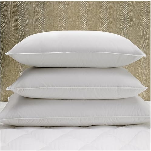 W Hotels Almohada de plumón, almohada de plumón de pato blanco, paquete de 1, tamaño King (20 x 36 pulgadas)