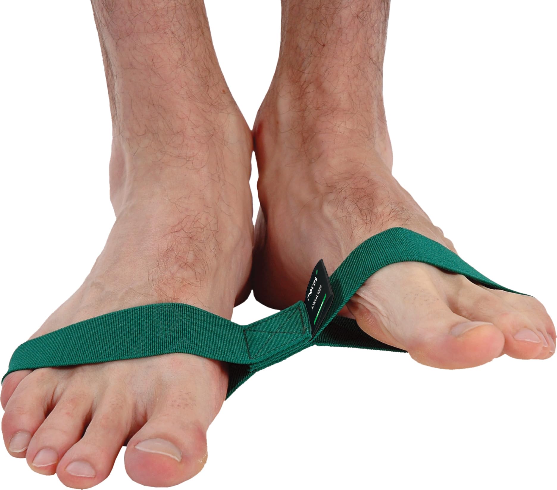 MoVeS ELASTICO CAVIGLIE VERDE Forte Resistenza ANKLECISER Cinghia Elastico Riabilitazione Caviglia