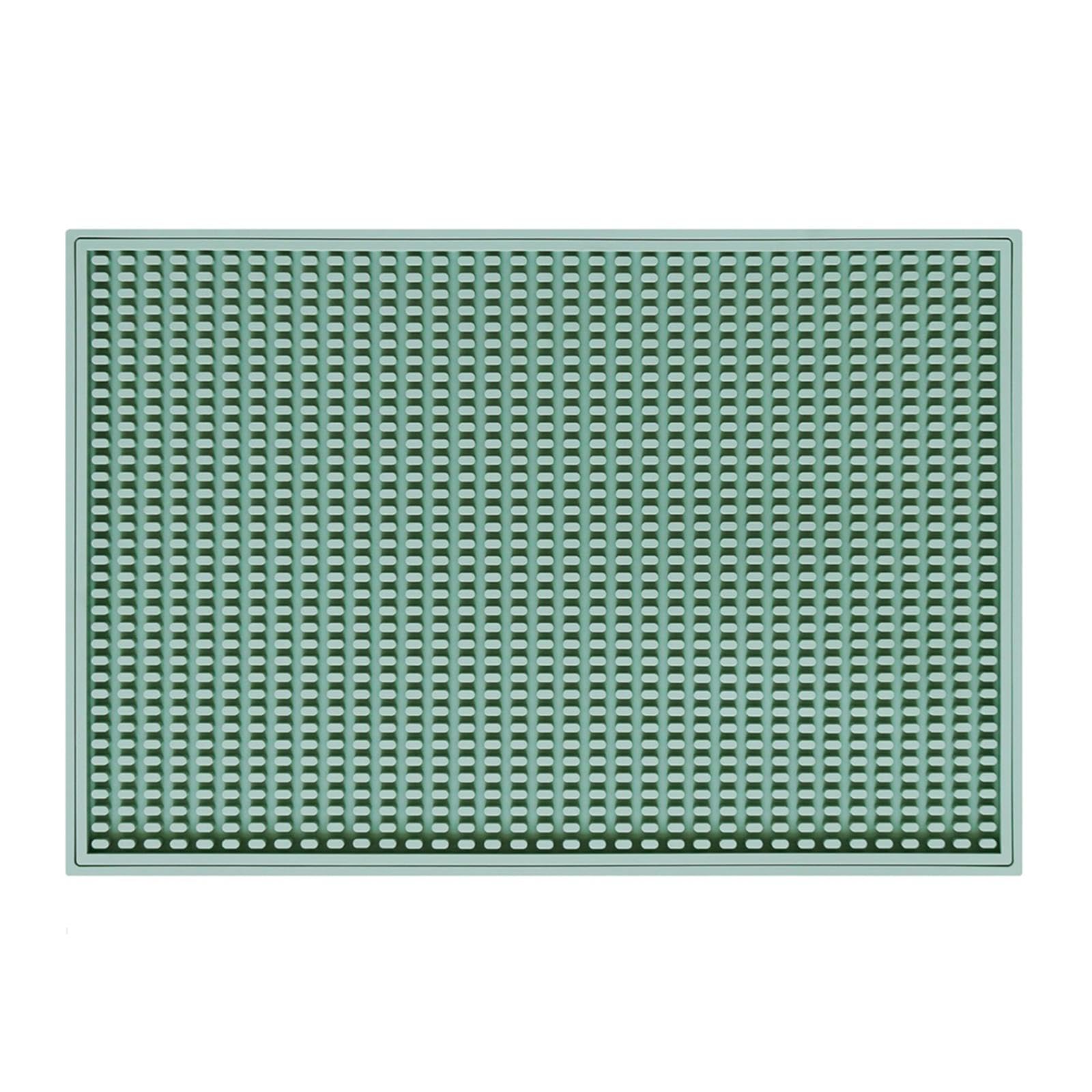 Alfombrilla para Bar, Alfombrilla Multifuncional Antideslizante para Encimeras, Vasos, Cocina, Estilo Rústico, Cafetería, 45 X 30 Cm, Verde, tal como se describe