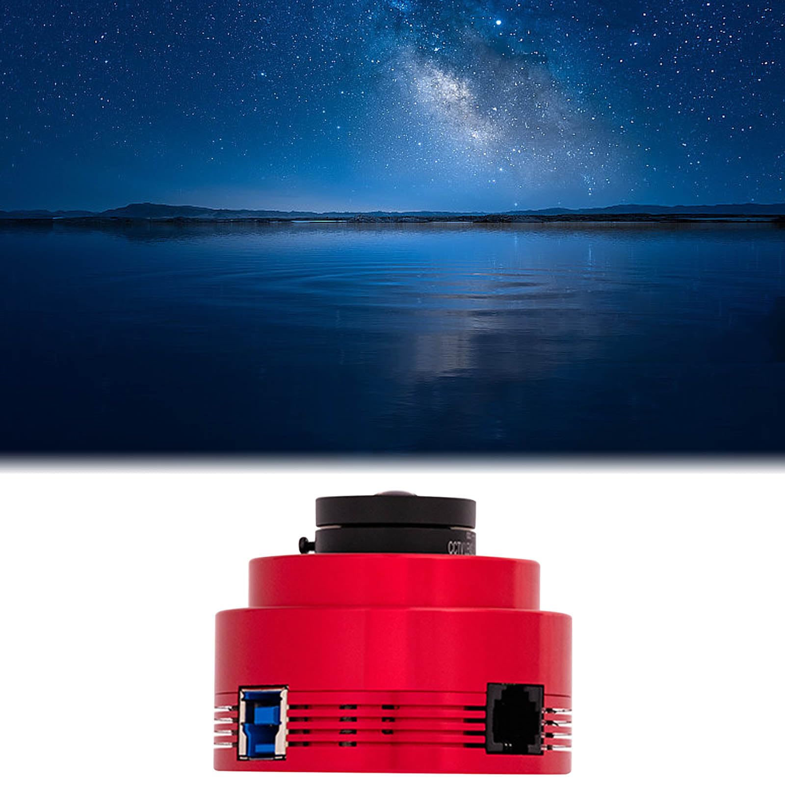 ASI662MC - Fotocamera portatile per astrofotografia: telaio antiurto in ABS e connettività multipiattaforma per osservazione notturna astronomia per principianti