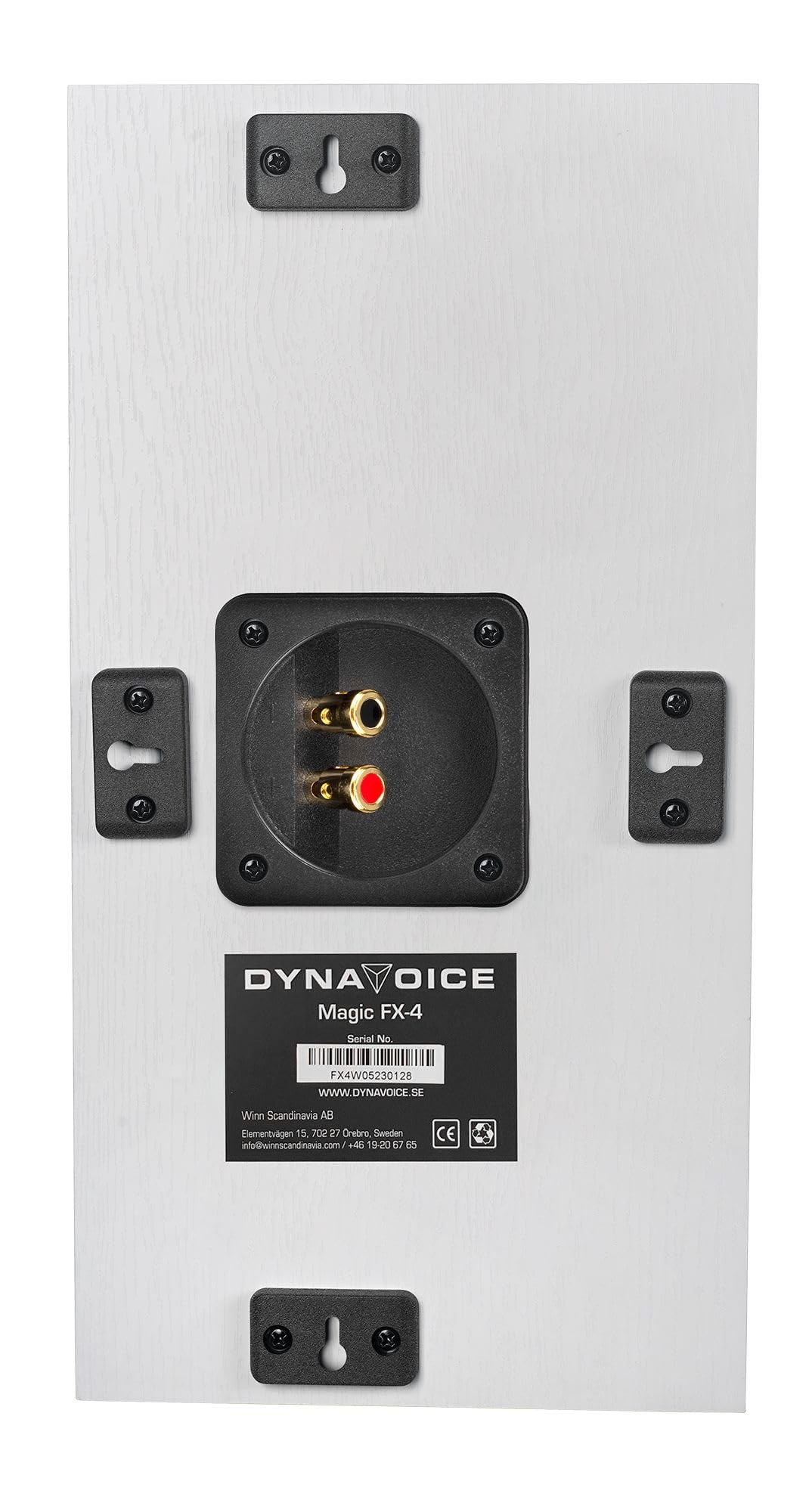 Dynavoice Magic FX-4 Blanco – Altavoces Surround para Cine en Casa (Pareja), Montaje en Pared o Techo, Compatibles con Dolby Atmos.