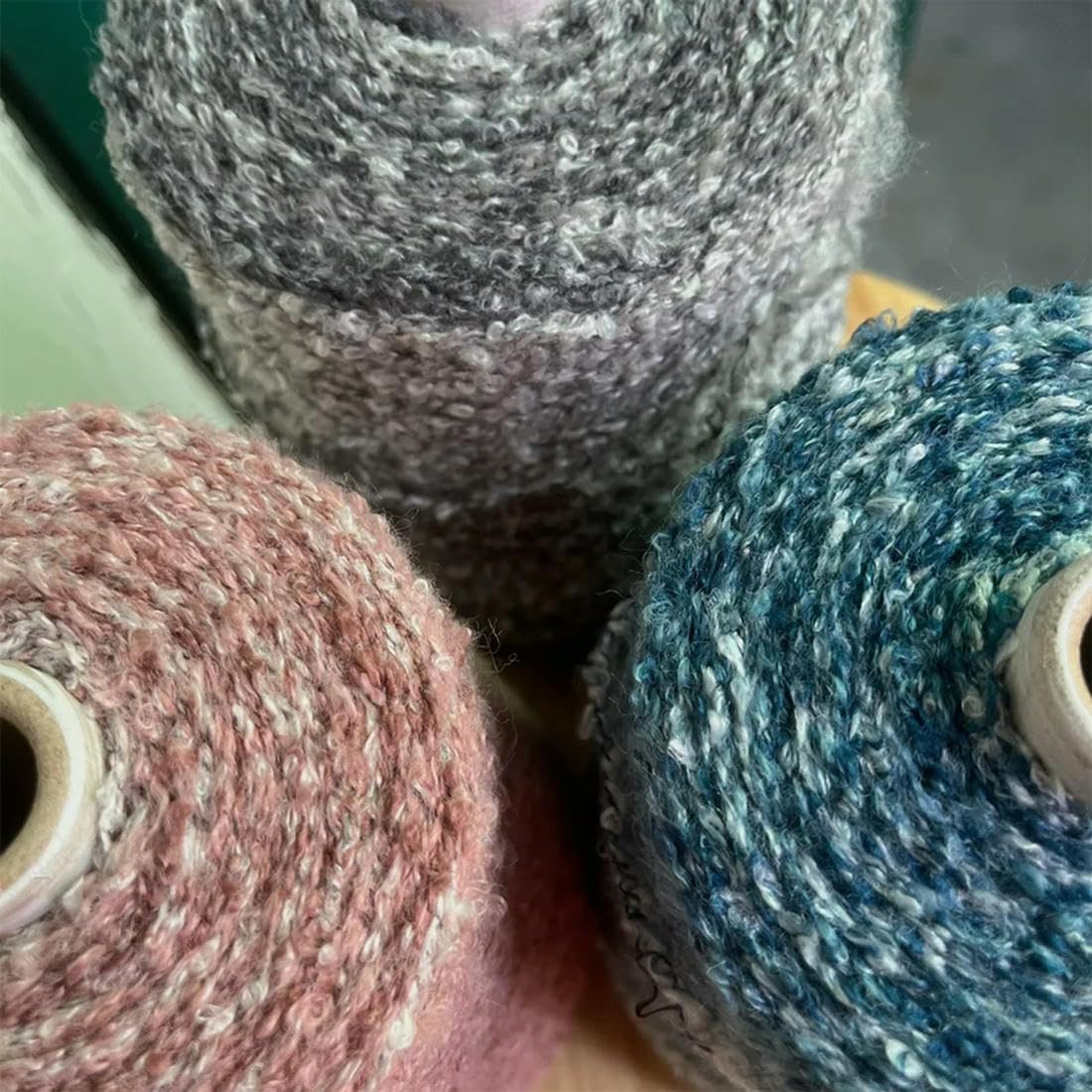 500 g Filato di Lana acrilica Morbida e soffice, per lavori a Maglia, Uncinetto, Tessitura, Cucito