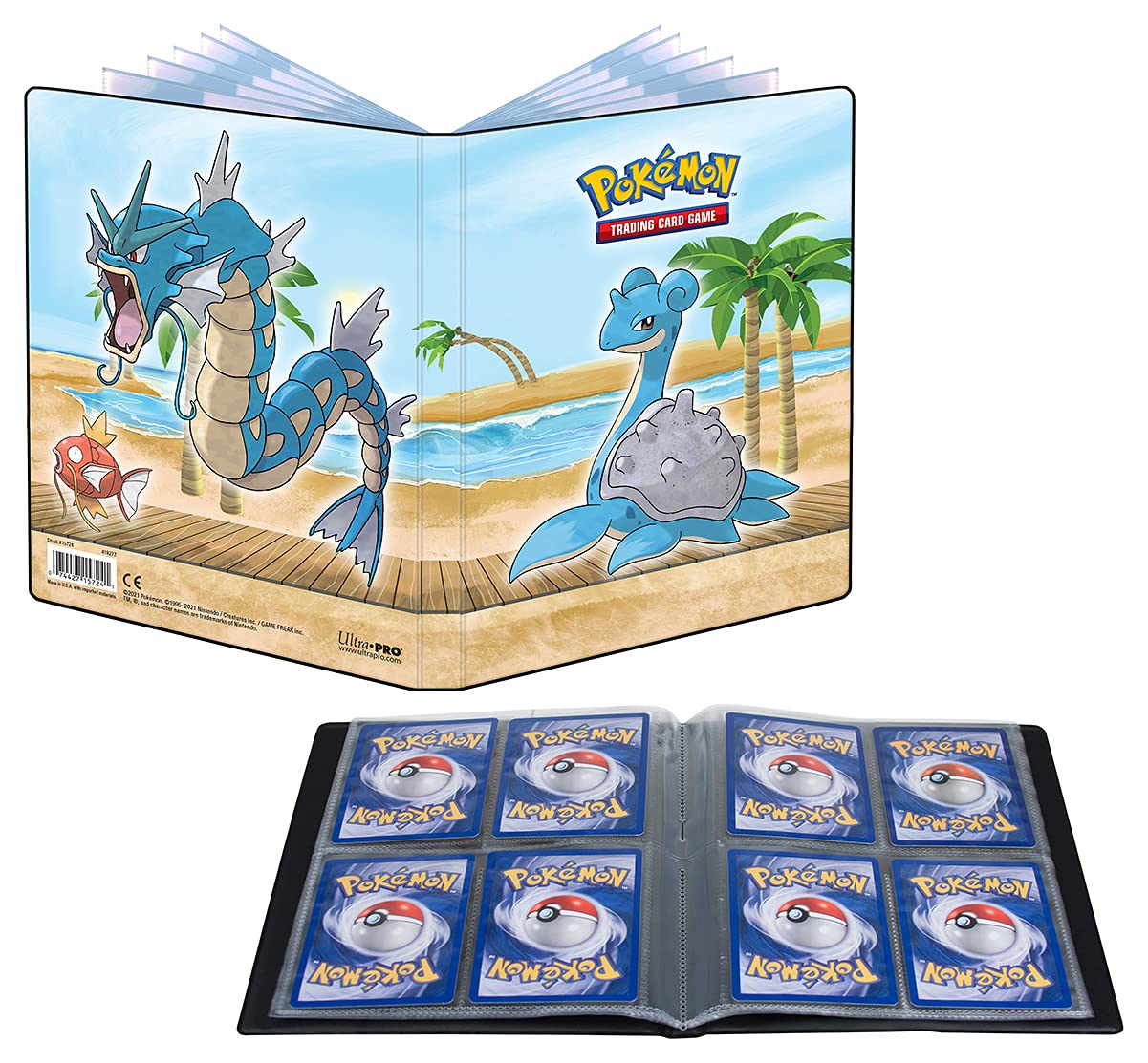 Ultra Pro - 9 Pocket Portfolio - Pokemon Gallery Series Seaside, Multi, Medium - Image 2