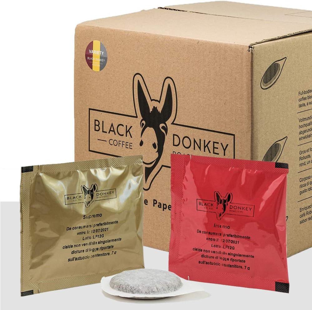 Black Donkey - 50 ESE Coffee Paper Pods 44mm | VARIETY PACK