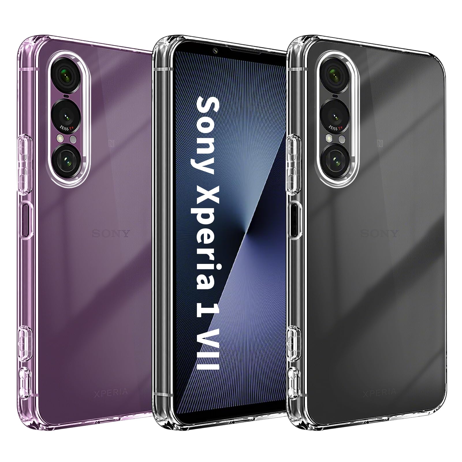 Amazon.co.jp: 【Blxnyt】SONY Xperia 1 VII 用 ケース クリア 薄型 