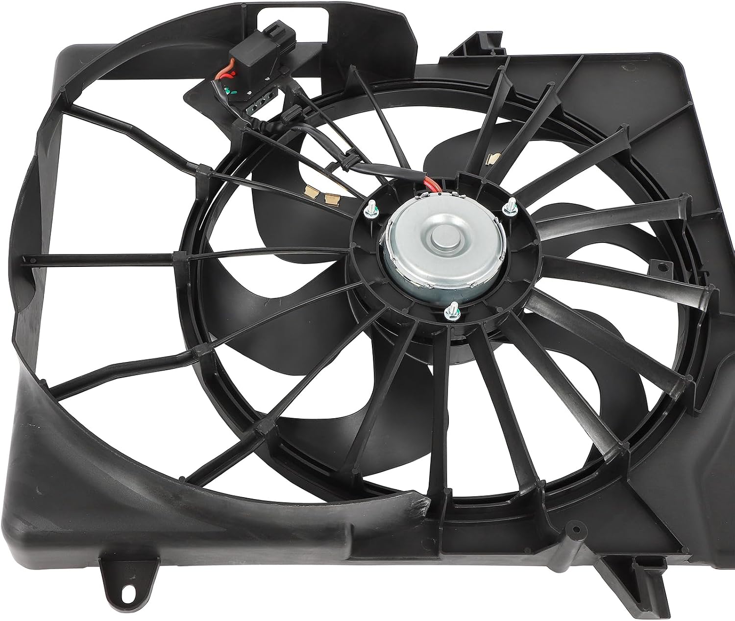 Radiator Cooling Fan Assembly Fit for Dodge Nitro 2007-2011, 620970 68003974AA 68003974AB 620-970 68003974AA 68003974AB