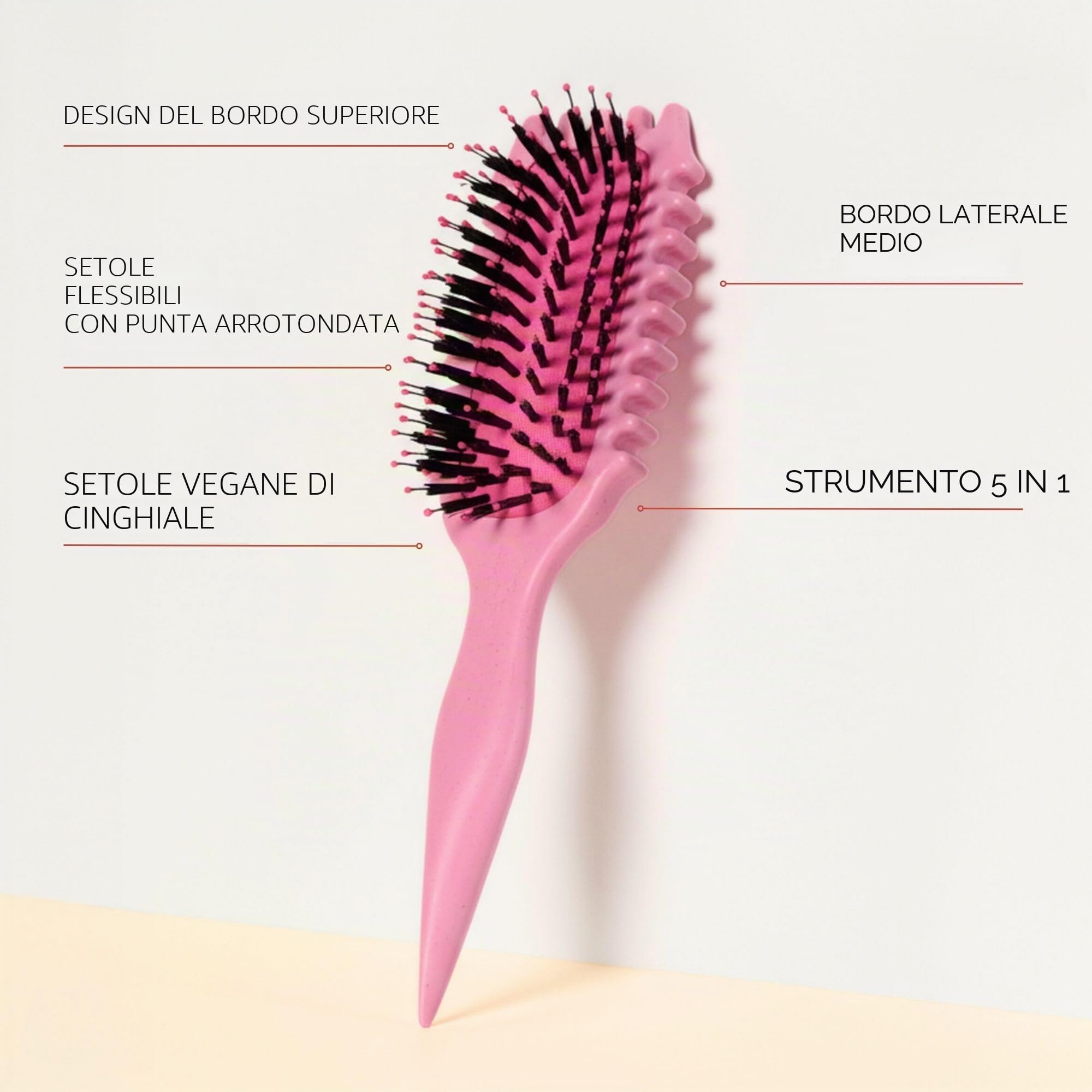 Bounce Curl Spazzola Originale Define Edgelift (Rosa)