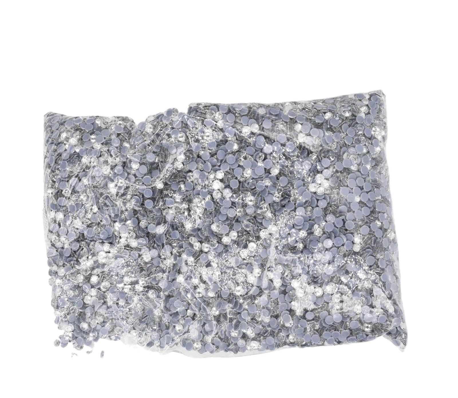 Hotfix Strasssteine ​​Hotfix ​​Großpackung Crystal AB Glas Strass Aufbügeln(Glue Crystal Clear,Ss4- 14400pcs)